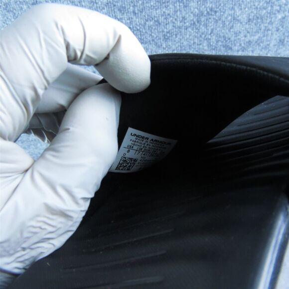 Under Armour Comfort Men Slide Sandals Size 8 Medium Black Synthetic Slip On - Picture 7 of 10